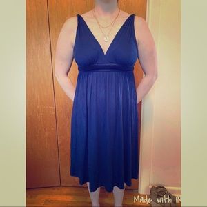 Royal blue dress